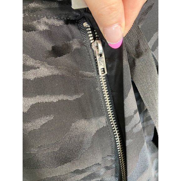 Zadig & Voltaire Pop Jacquard Tigre Silk Pants Black-sz 34 (US XS) - Picture 9 of 15